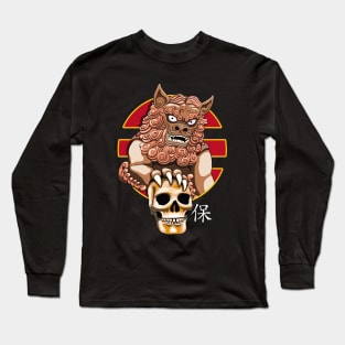 Chinese Guardian Lion | Foo Dog Long Sleeve T-Shirt